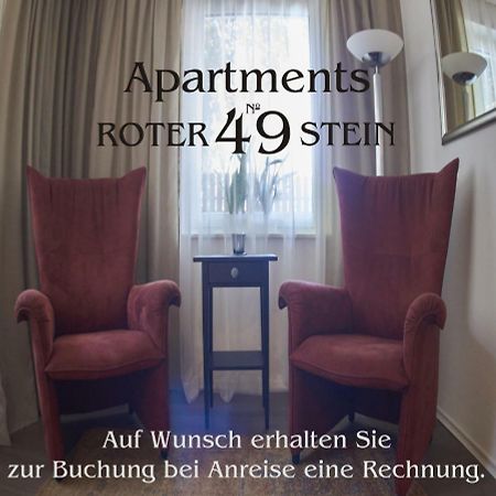 Apartment Am Roten Stein Erfurt Exteriör bild