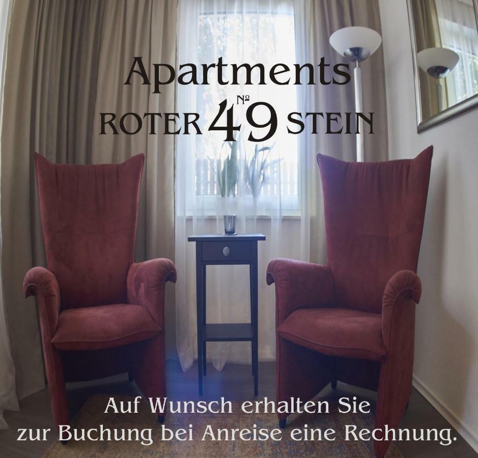 Apartment Am Roten Stein Erfurt Exteriör bild